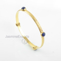 Bracelet Lapin Bleu Or 18k, fournisseur de gros pour bijoux en pierres précieuses pour femmes